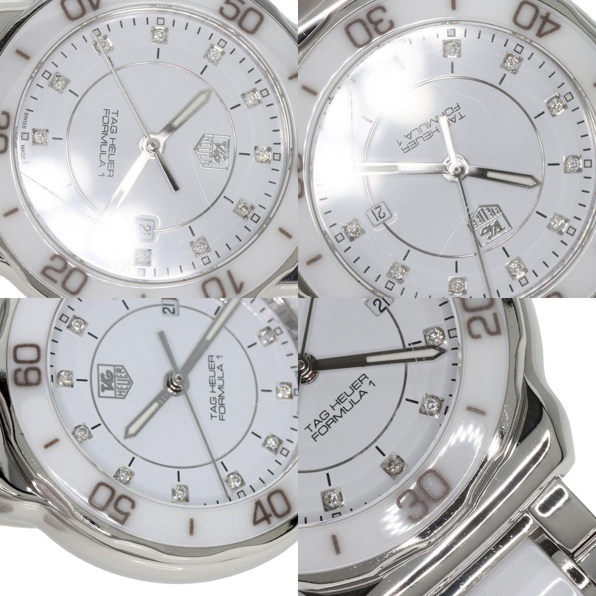 TAG HEUER FORMULA1 12P Diamond Watches WAH1315.BA0868 Stainless Steel/SSxCeramic Ladies