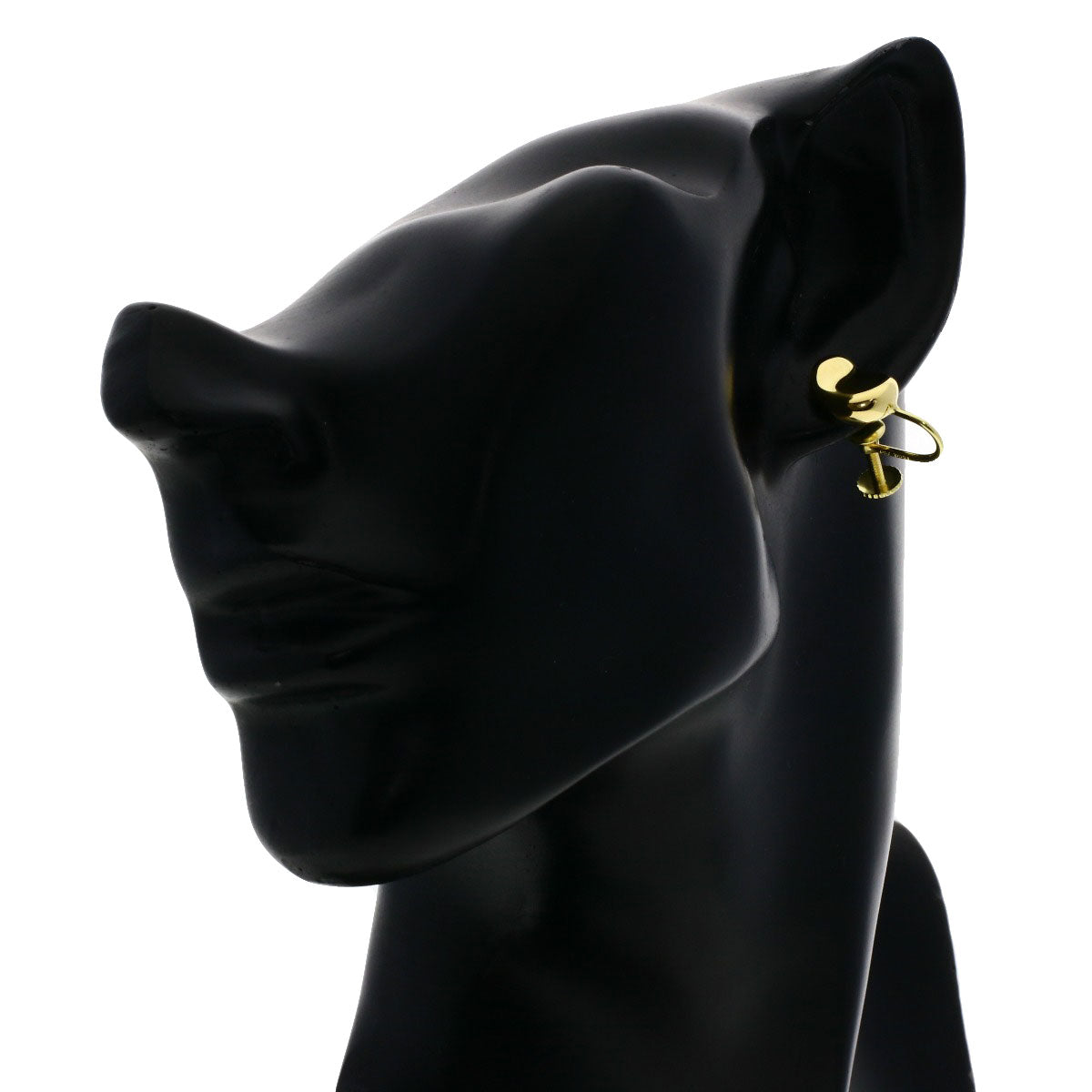 TIFFANY&Co. Earring Bean K18 Yellow Gold Ladies