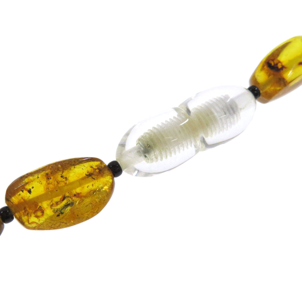 Amber Amber Necklace Amber 26.1g Ladies