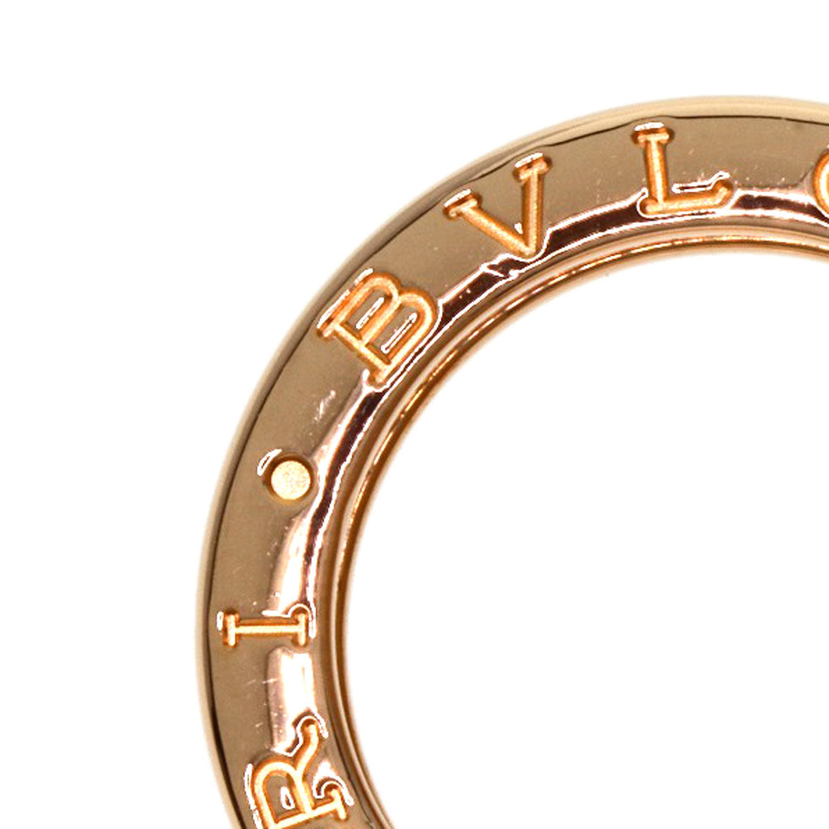 BVLGARI Ring B-zero1 B-Cello One XS 1 Band #48 K18 Pink Gold Ladies