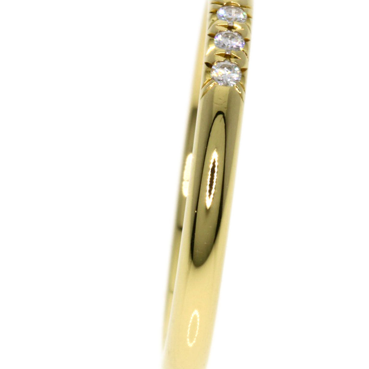 TIFFANY&Co. Ring Forever 3P Diamond K18 Yellow Gold Ladies