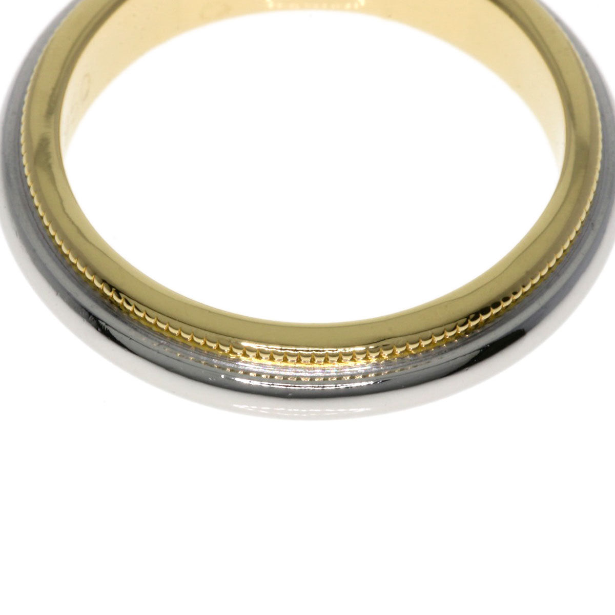 TIFFANY&Co. Ring Milgray Platinum PT950 18K Yellow GoldLadies