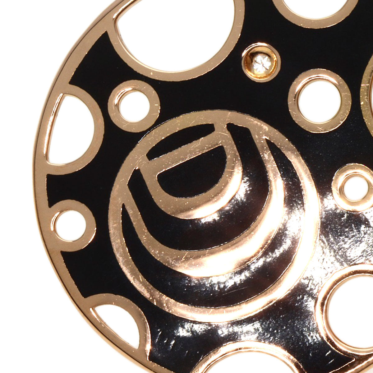 Damiani Necklace Damianissima 1P Diamond K18 Pink Gold Ladies