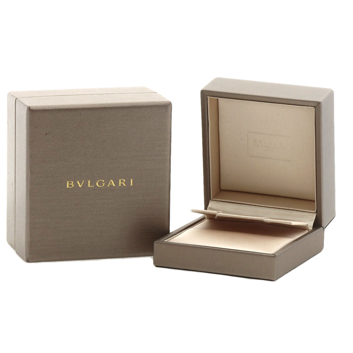 BVLGARI earring BVLGARI BVLGARI Diamond K18 Pink Gold Ladies