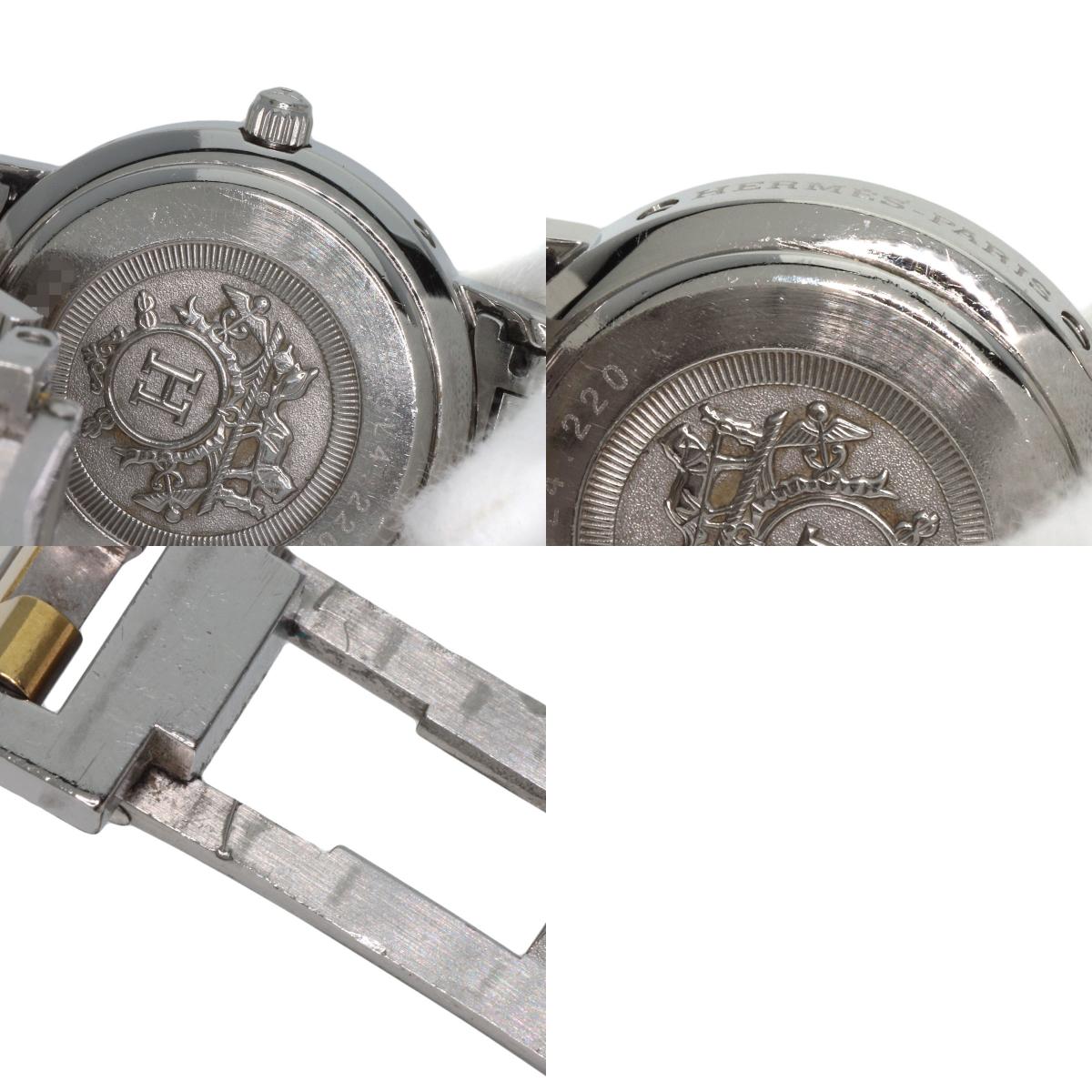 HERMES Clipper Watches CL4.220 Stainless Steel/SSxGP Ladies