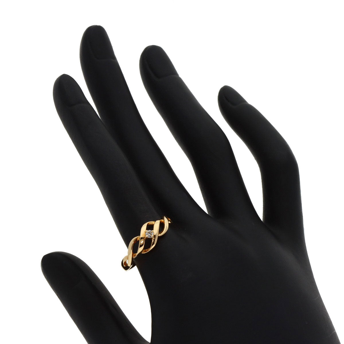 TASAKI Ring Diamond K18 Yellow Gold Ladies