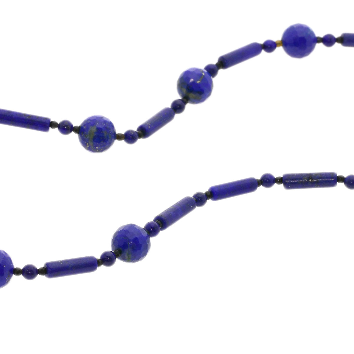 Lapis Lazuli & Azure stone Necklace K18 Yellow Gold 24.2g Ladies