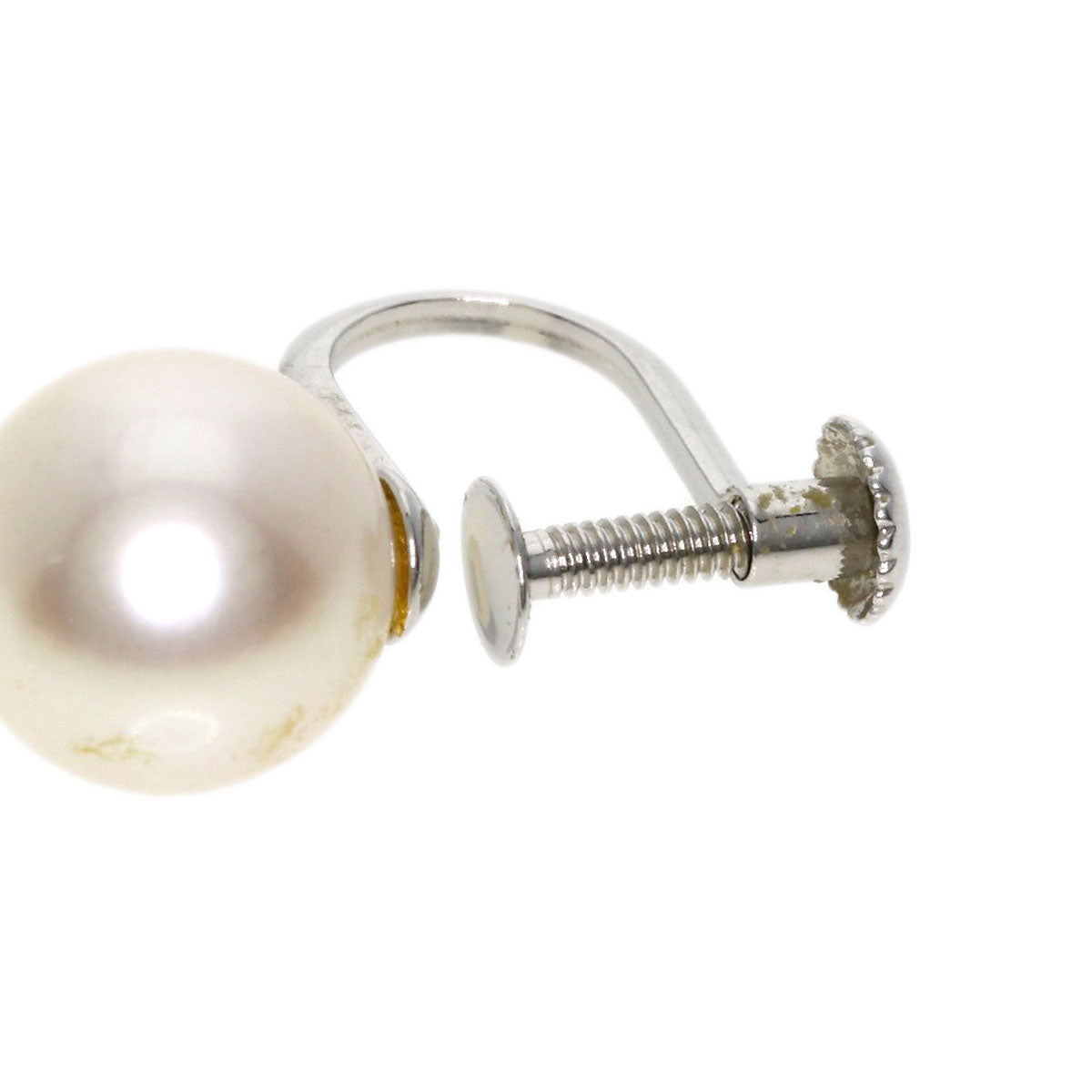 Akoya pearl Pearl Earring K14 White Gold g Ladies