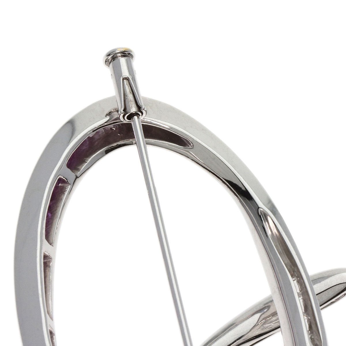 Jeunet Brooch sapphire K18 White Gold Ladies