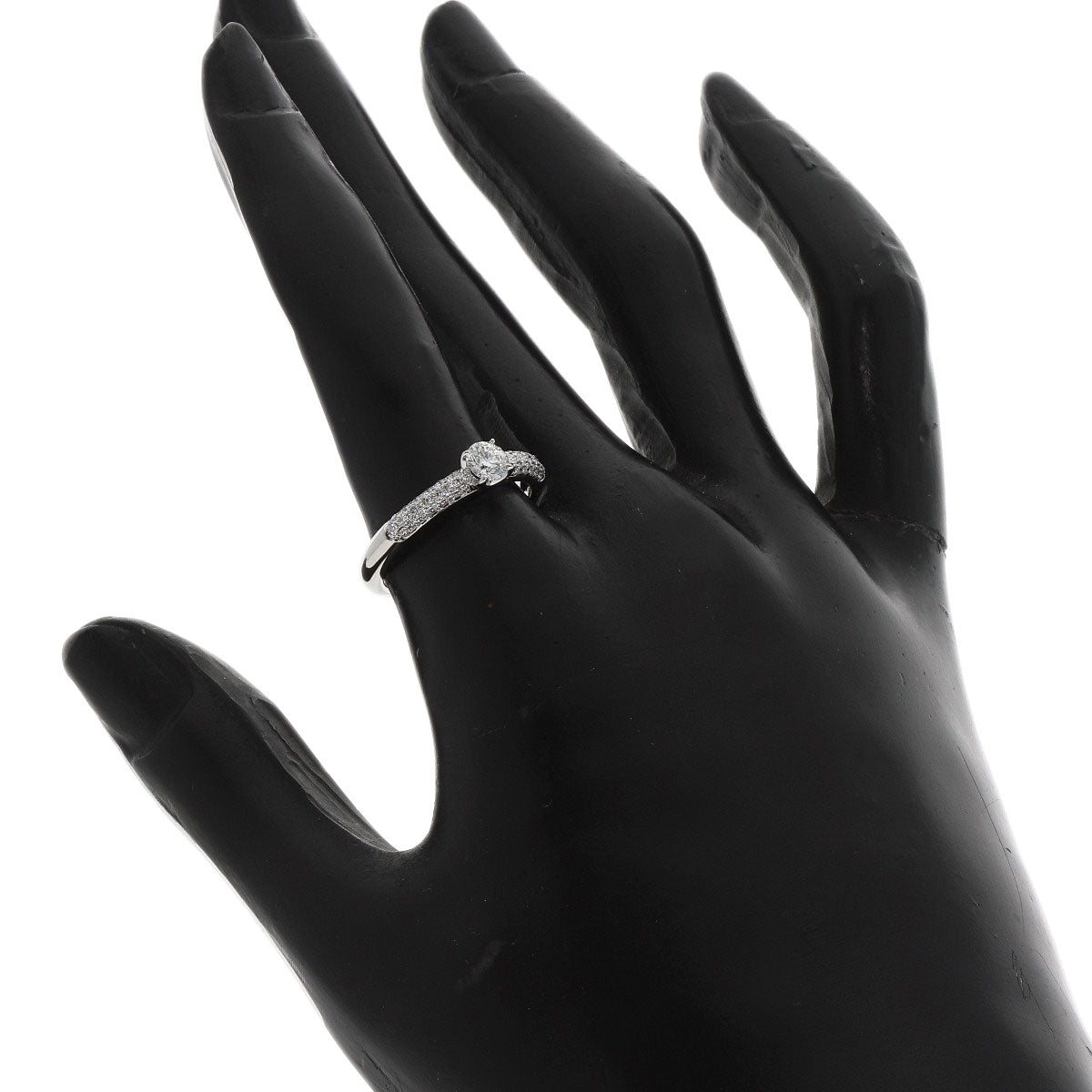 MIKIMOTO Ring Diamond Platinum PT950 Ladies