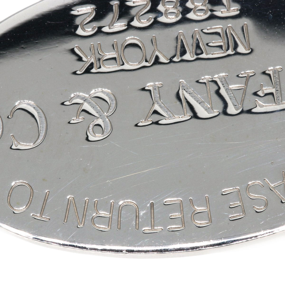 TIFFANY&Co. Necklace return to oval Silver Ladies