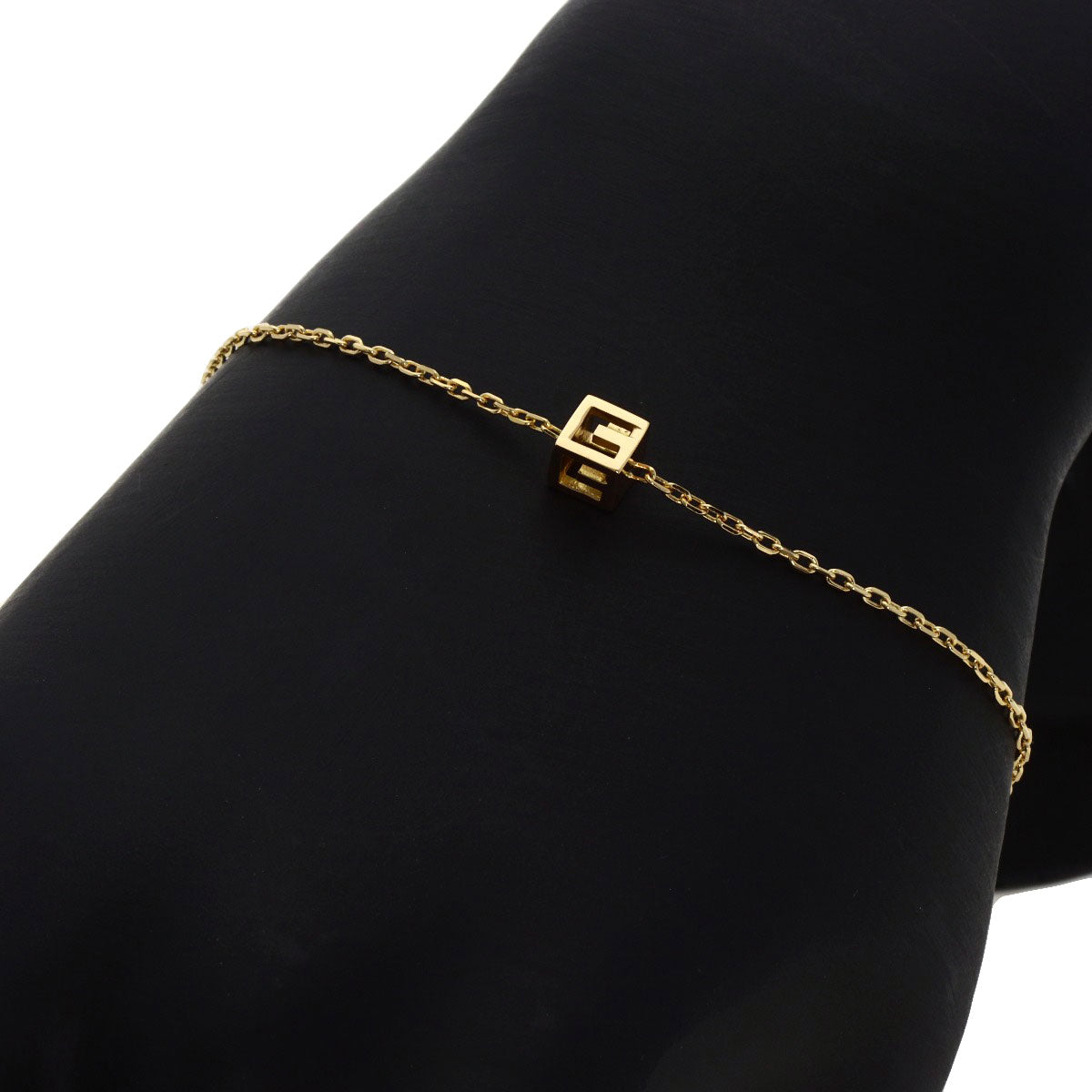 GUCCI Bracelet G cube K18 Yellow Gold Ladies