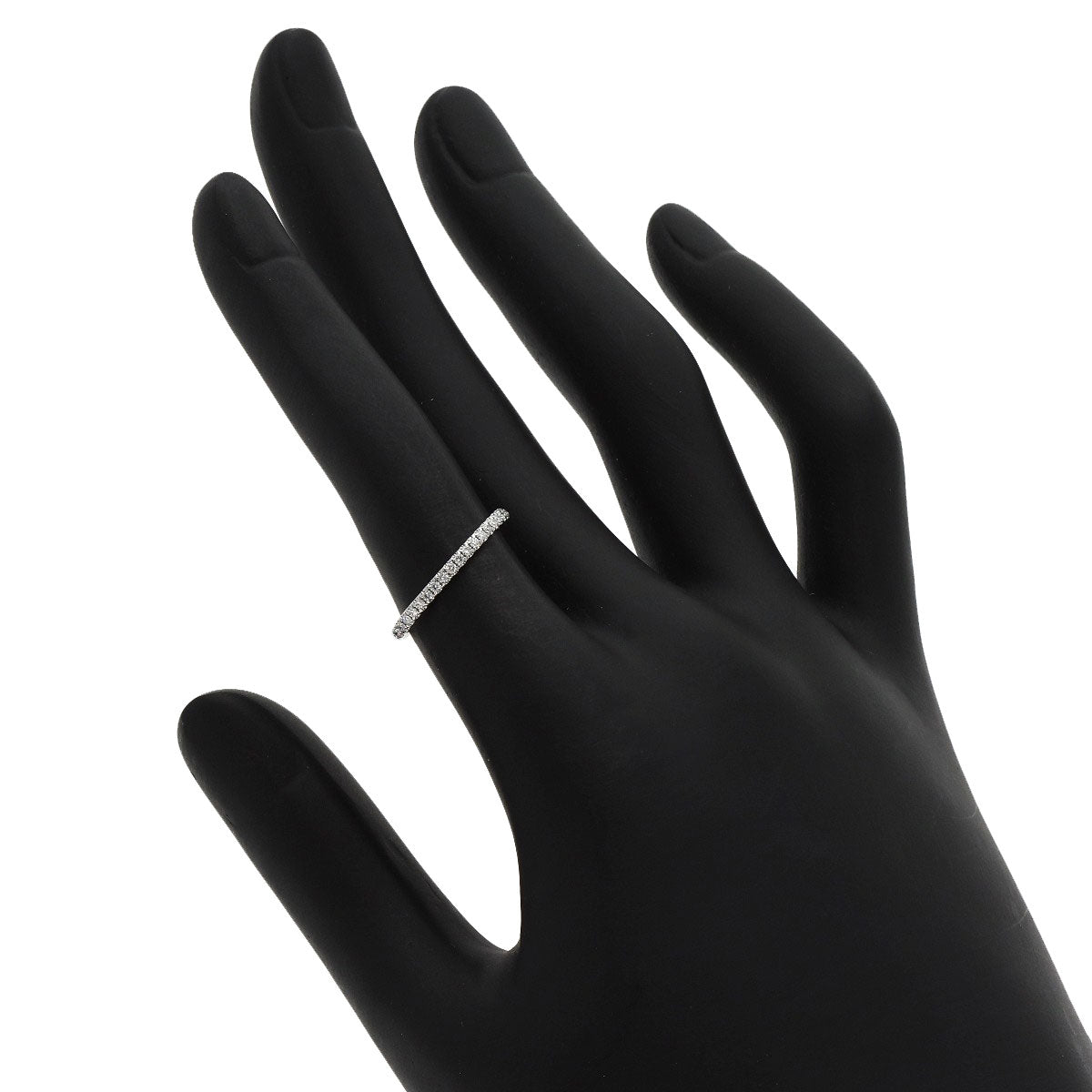 HARRY WINSTON Ring Half eternity Diamond Platinum PT950 Ladies