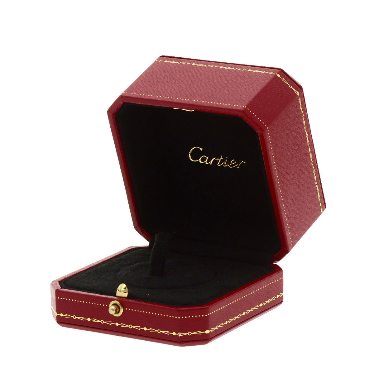 CARTIER Ring Love Charm Full Diamond #50 K18 White Gold Ladies