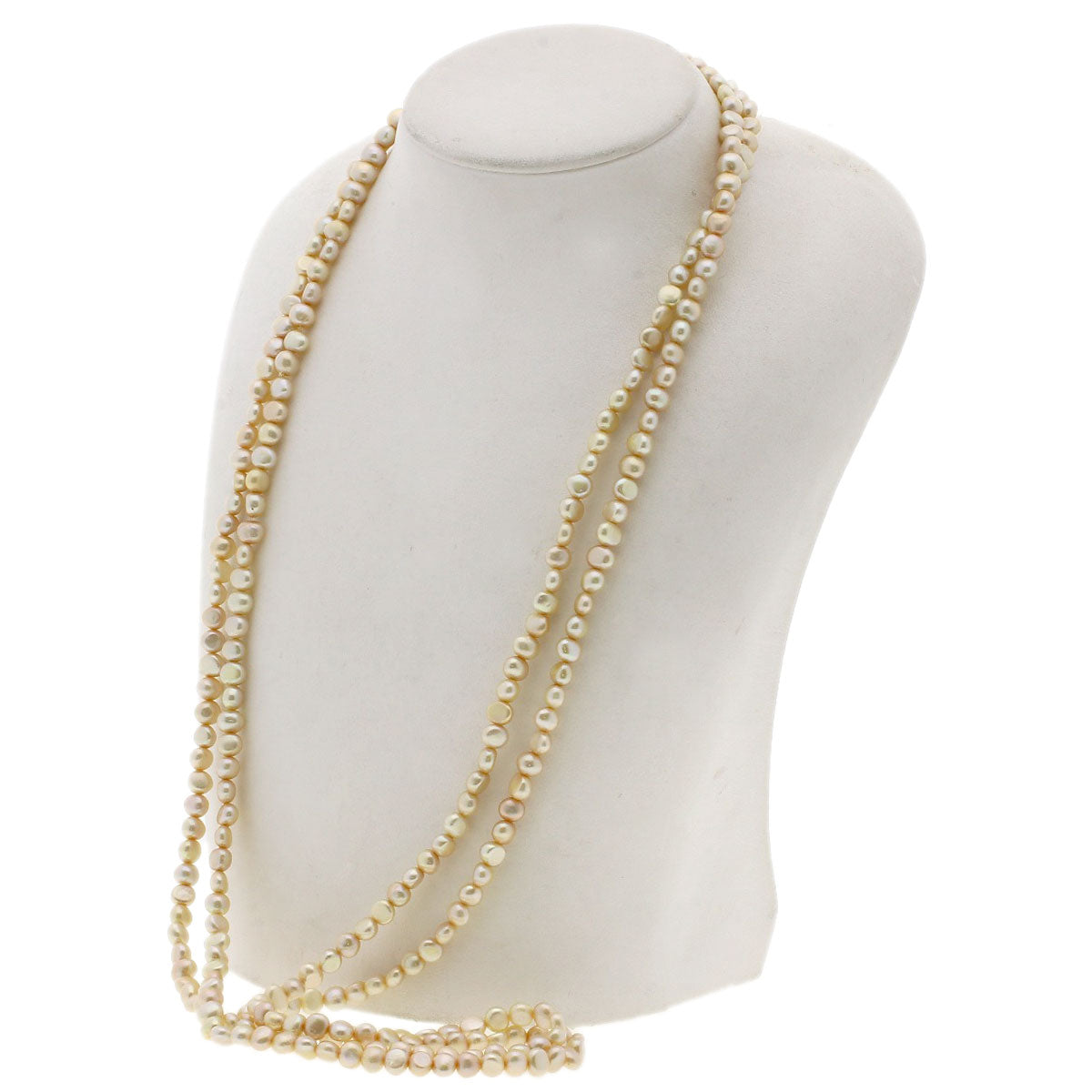 Freshwater Pearl Pearl Long Necklace 60.6g Ladies