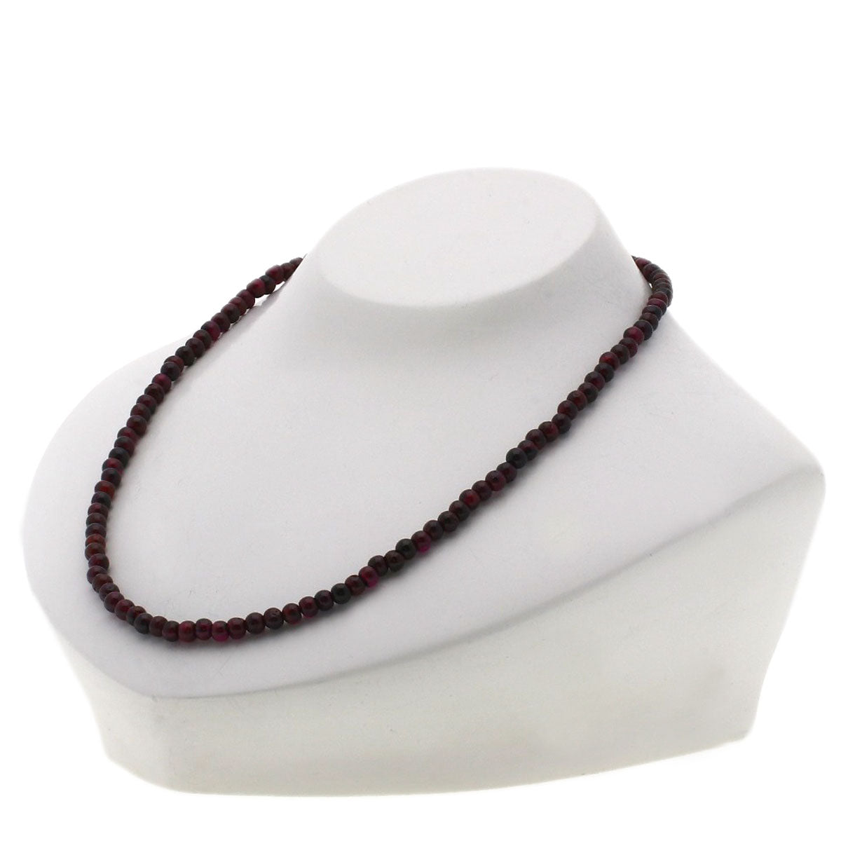 Lapis Lazuli & Azure stone Freshwater Pearl 5-row Garnet Onyx Necklace 3-piece set Necklace Metal 47.2g Ladies