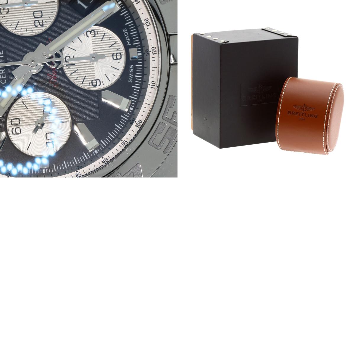 ブライトリング AB0110 クロノマット 44 腕時計 ステンレススチール/キャンバス メンズ 【中古】【BREITLING】