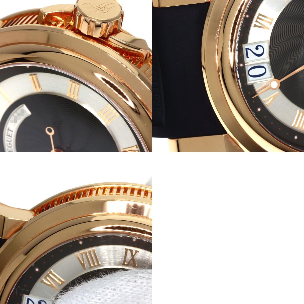 Breguet Marine 2 Large Date Watches Ref.5817 K18RG/Rubber mens