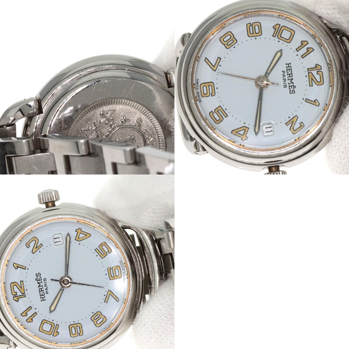 HERMES Pullman Watches PU2.210 Stainless Steel/Stainless Steel Ladies