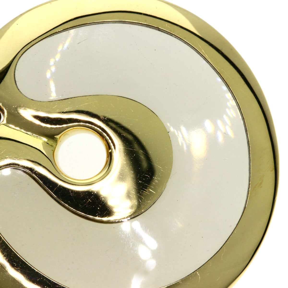 Pomellato Pendant top Circle plate K18 Yellow Gold Ladies