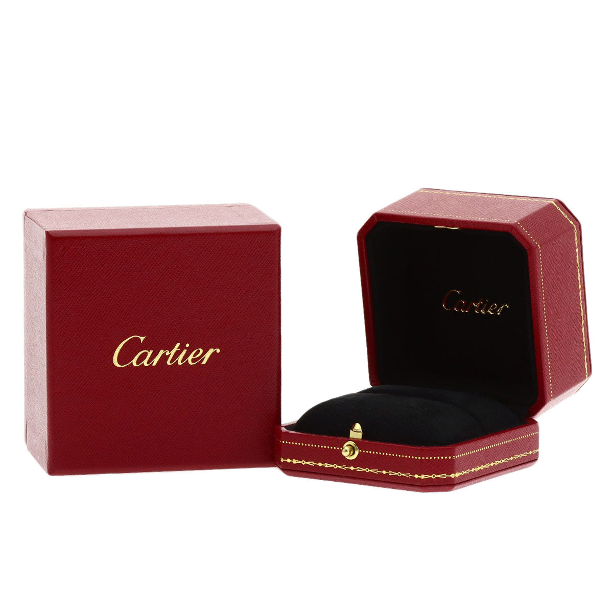 CARTIER Ring Solitaire 1895 Diamond #52 Platinum PT950 Ladies