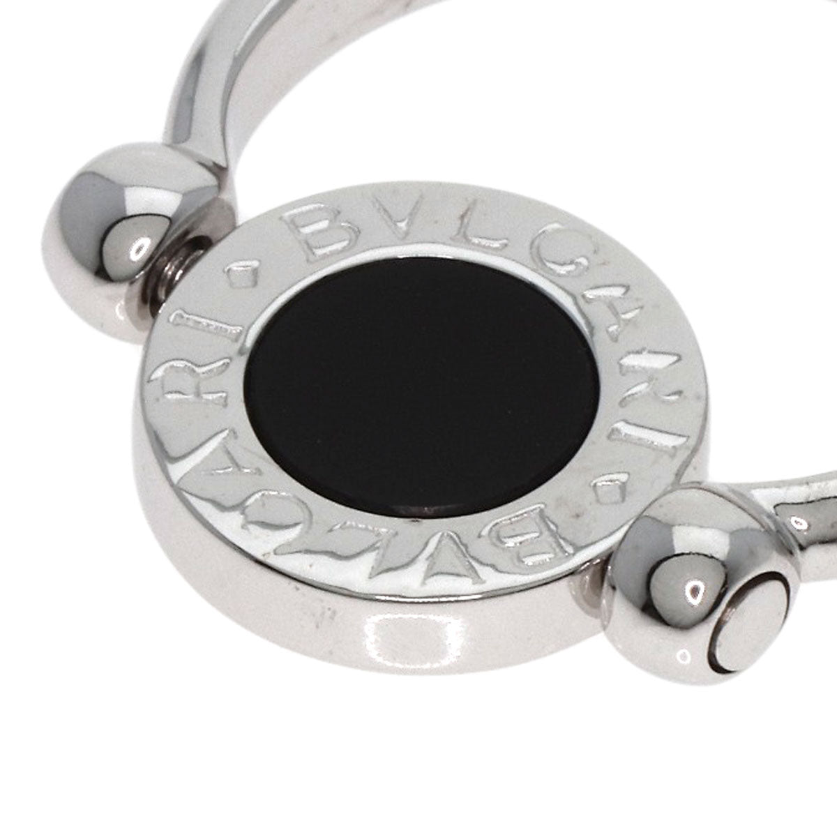 BVLGARI Ring BVLGARI BVLGARI Flip Ring Onyx K18 White Gold Ladies