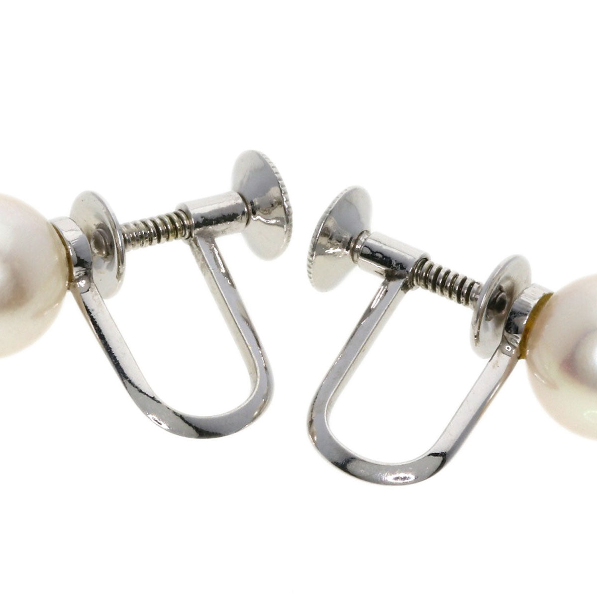 TASAKI Earring Akoya pearl Pearl K14 White Gold Ladies
