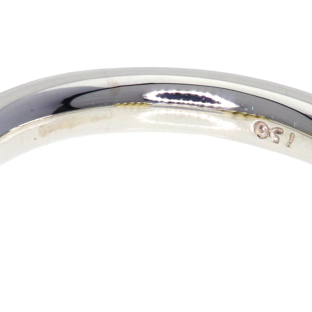 TIFFANY&Co. Ring Bandwidth 2Wire Silver 18K Yellow GoldLadies