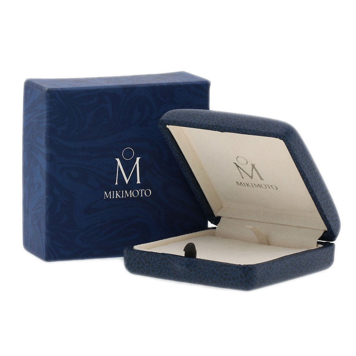 MIKIMOTO Necklace Diamond K18 White Gold Ladies