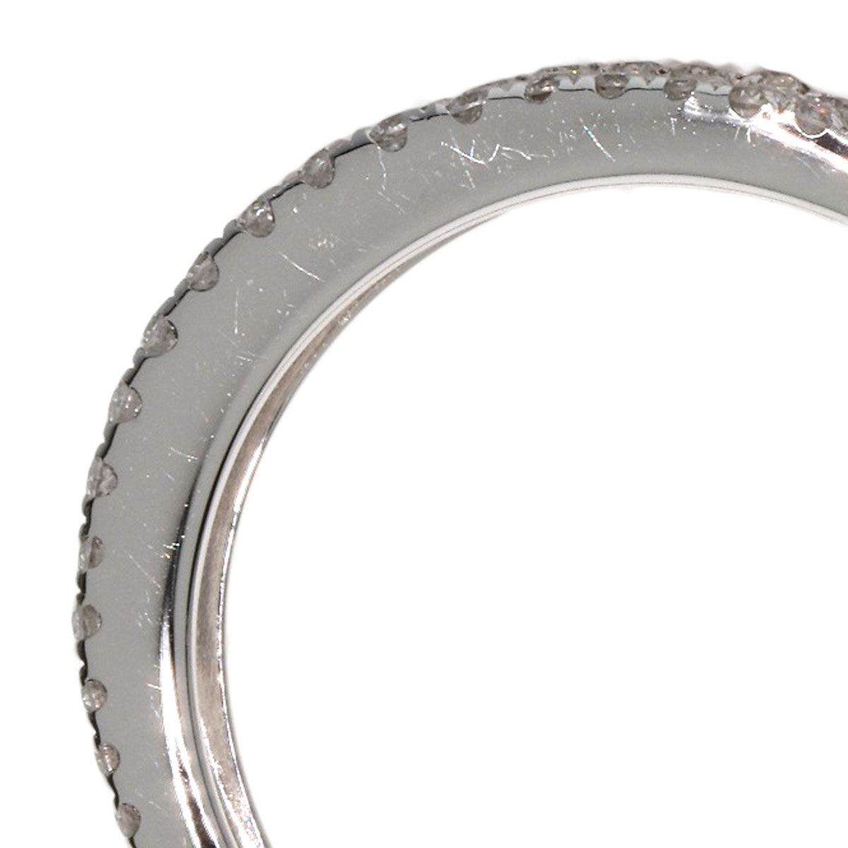 0.454ct Diamond Ring K18 White Gold 2.7g Ladies