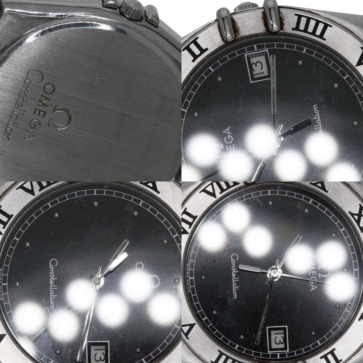 OMEGA Constellation flat bezel Watches Stainless Steel/Stainless Steel mens