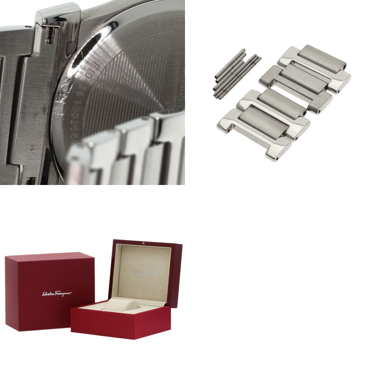 Salvatore Ferragamo Round face Watches FI0940015 Stainless Steel/Stainless Steel mens