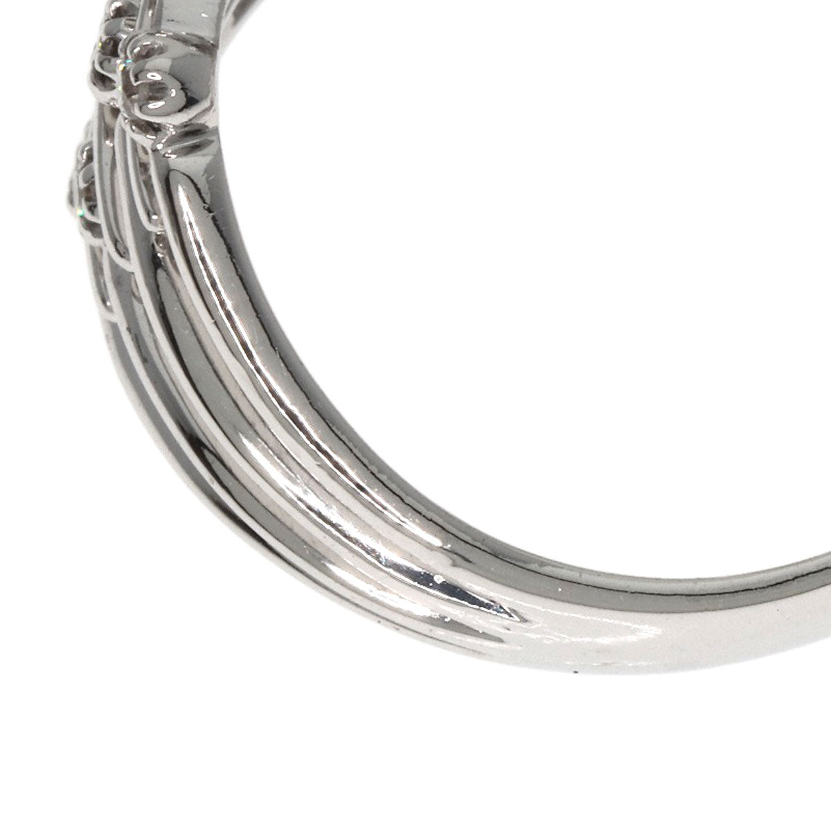 STAR JEWELRY Ring Diamond K18 White Gold Ladies