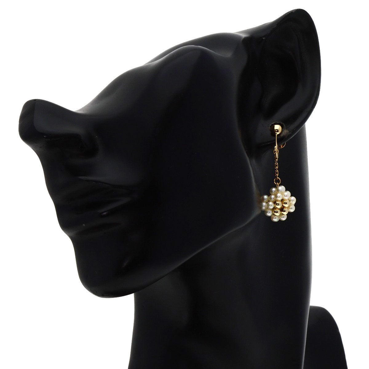 Baby pearl Pearl Earring K18 Yellow Gold 2.6g Ladies