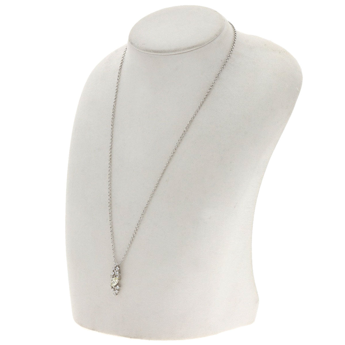 TASAKI Necklace Diamond K18 White Gold Ladies