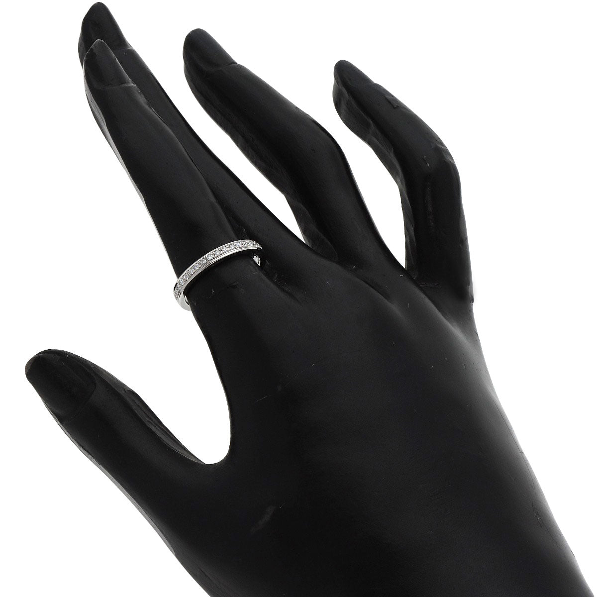 0.1ct Diamond Ring Platinum PT950 4g Ladies