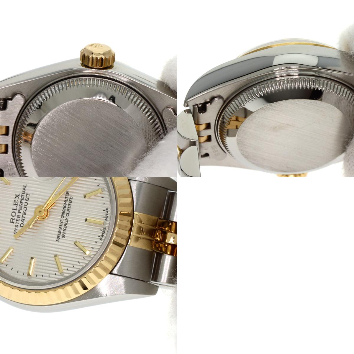 ROLEX Datejust Silver Tapestry Watches 79173 Stainless Steel/SSxK18YG Ladies