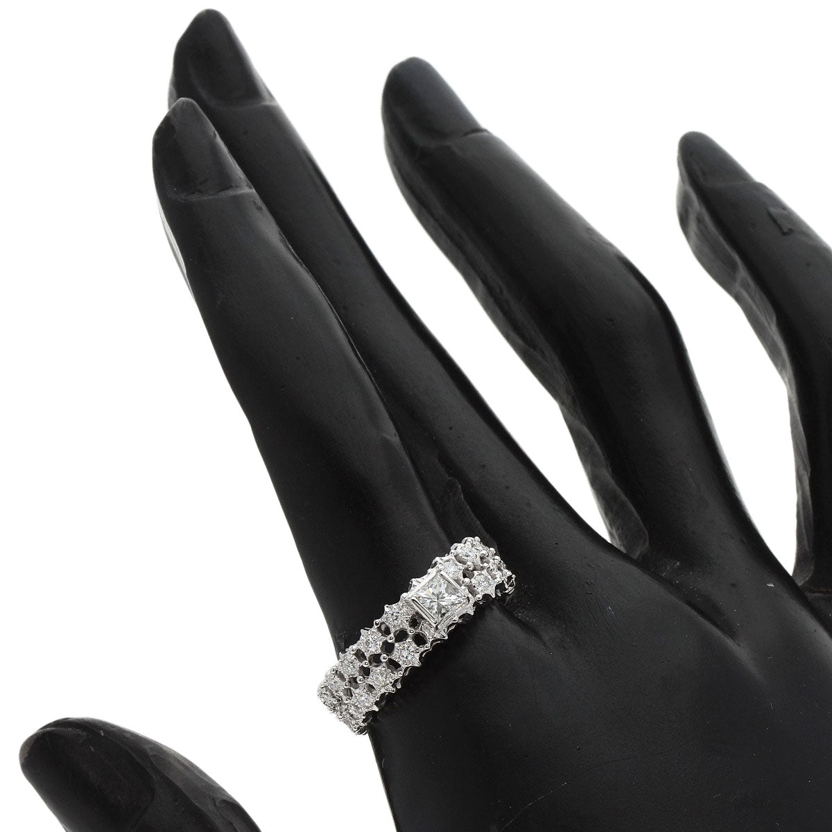 0.334ct Diamond Ring Platinum PT950 6g�@Ladies