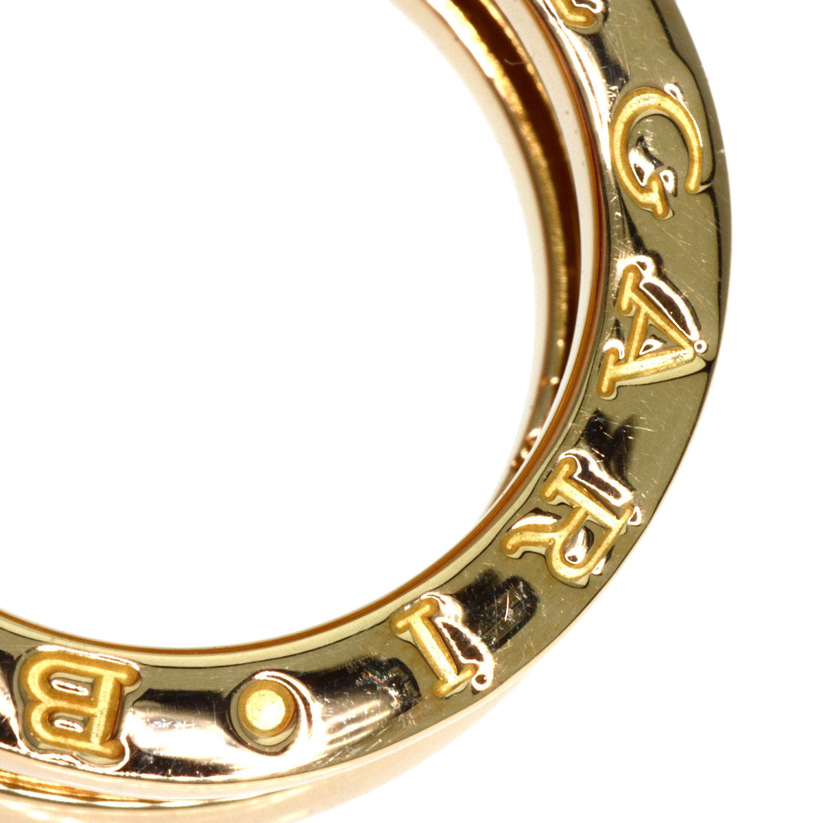 BVLGARI Ring B.zero1 2 Band #47 K18 Yellow Gold Ladies