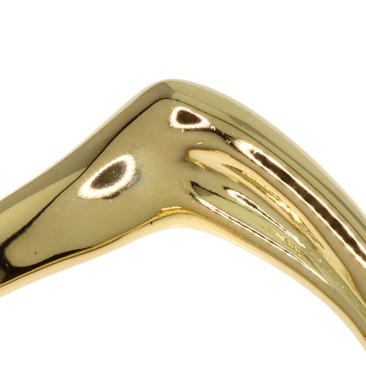 TIFFANY&Co. Necklace Open heart K18 Yellow Gold Ladies