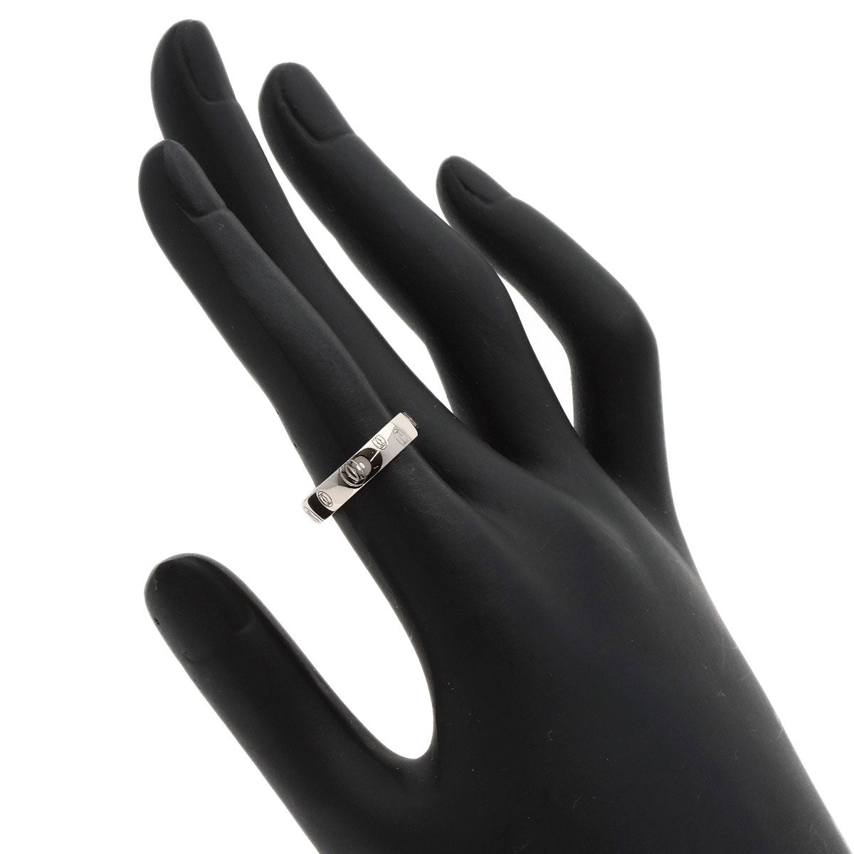 CARTIER Ring Happy birthday # 49 K18 White Gold Ladies