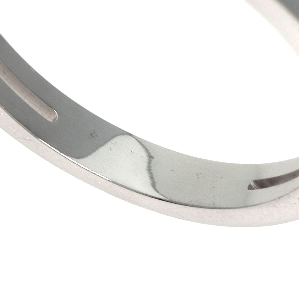 GUCCI Ring Infinity 0.1" #8 K18 White Gold Ladies