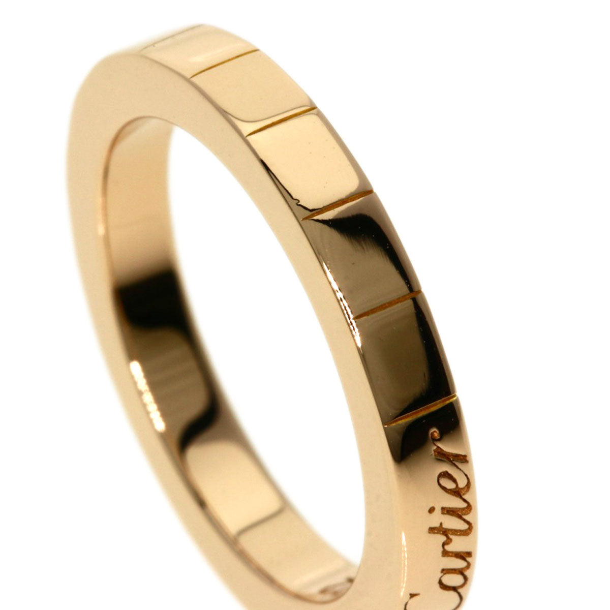 CARTIER Ring Lanier # 47 K18 Pink Gold Ladies