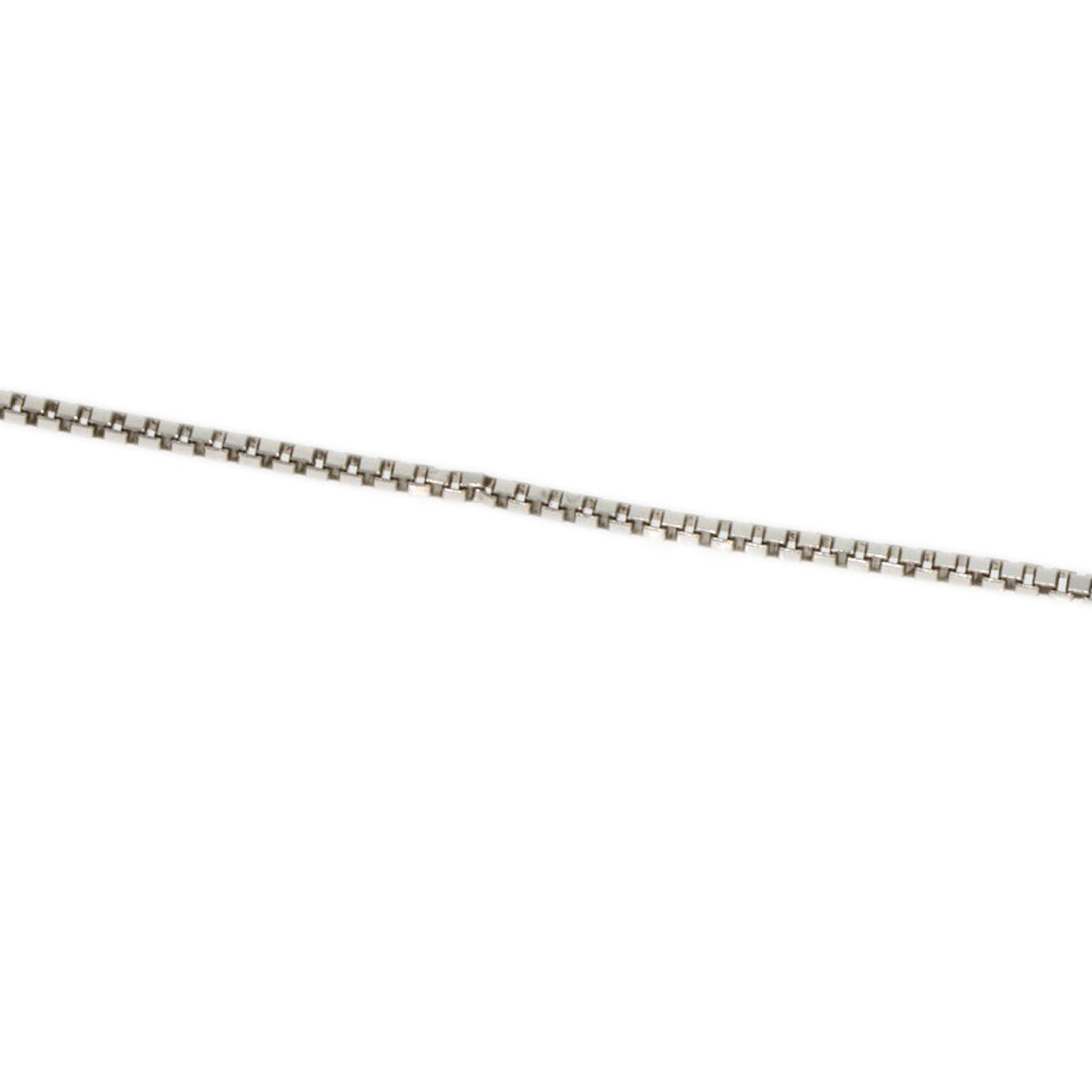0.75ct Diamond Black Diamond Necklace K18 White Gold 3.5g Ladies