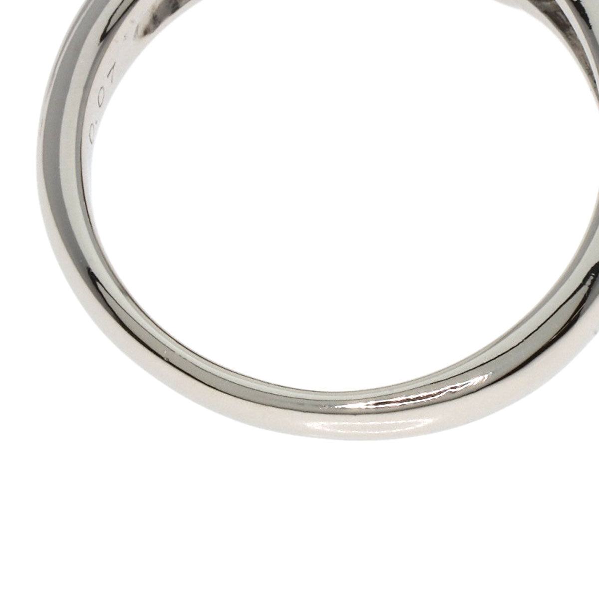 Tahitian Pearl Pearl Diamond Ring Platinum PT900 10.1g Ladies