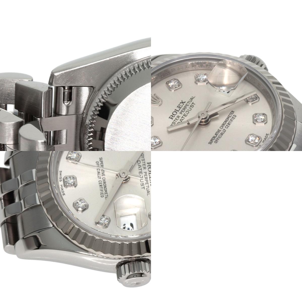 ROLEX DATEJUST 10P Diamond Watches 179174G Stainless Steel/Stainless Steel Ladies