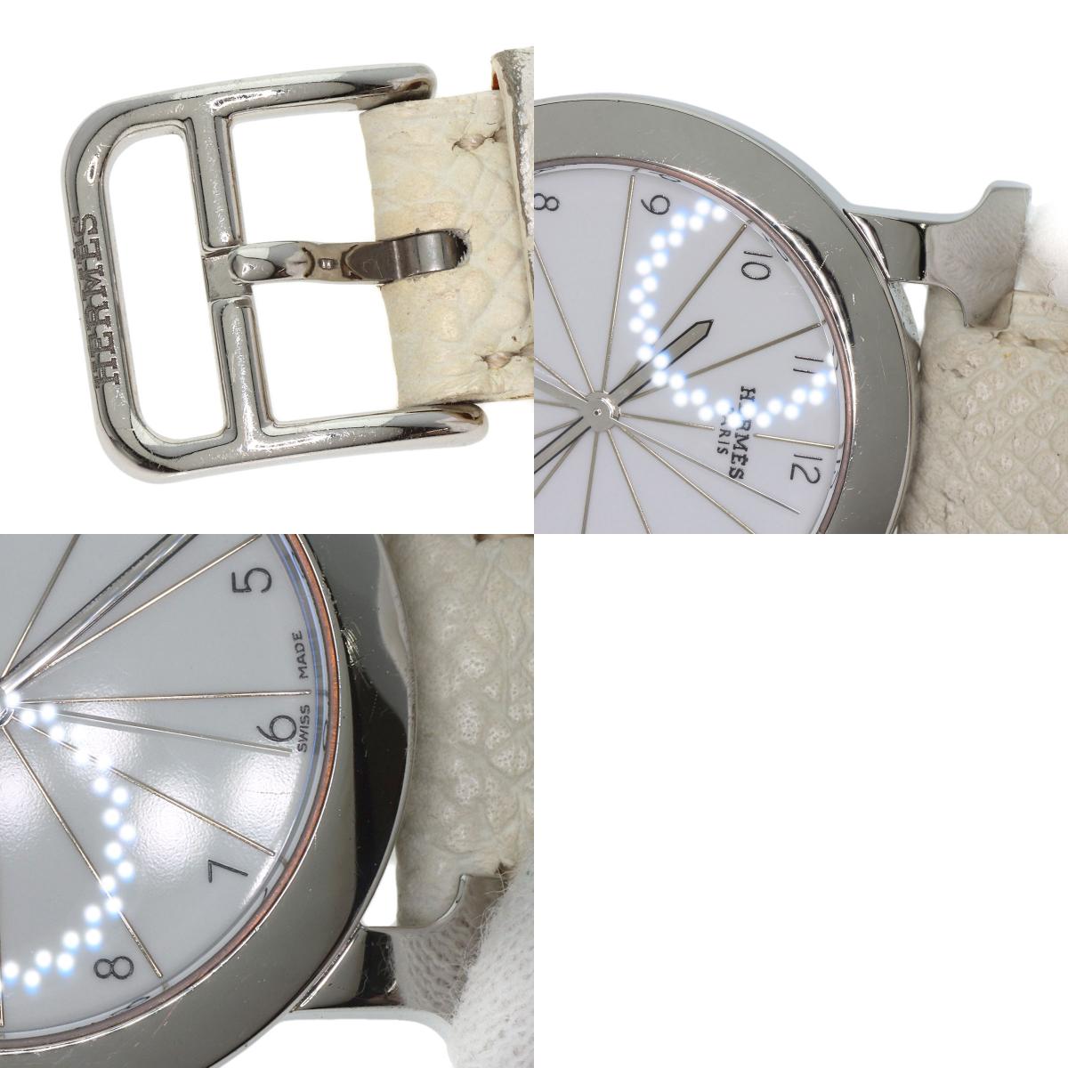 HERMES H watch Rondo Watches HR1.510 Stainless Steel/Leather Ladies