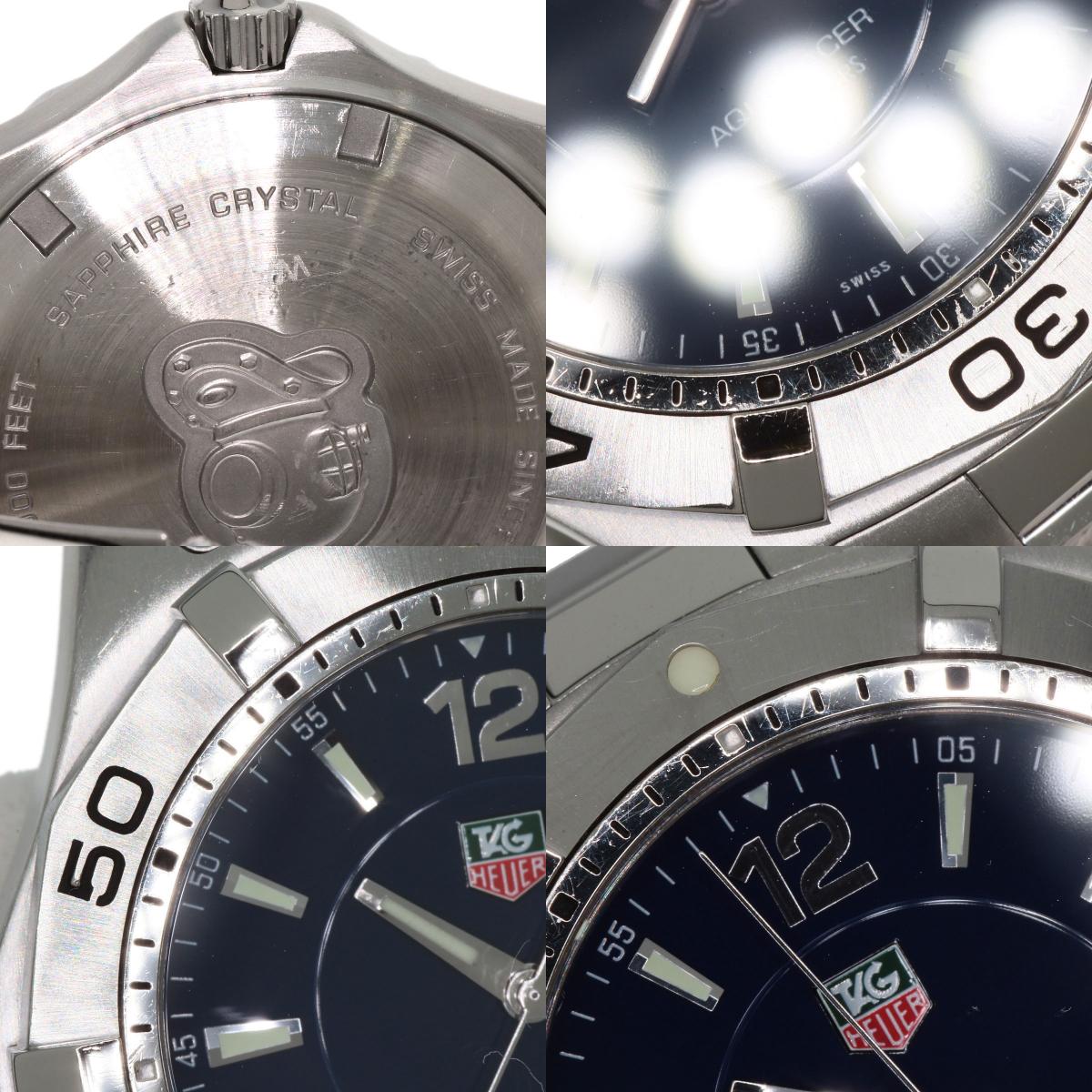 TAG HEUER Aqua racer Watches WAF1113 Stainless Steel/Stainless Steel mens