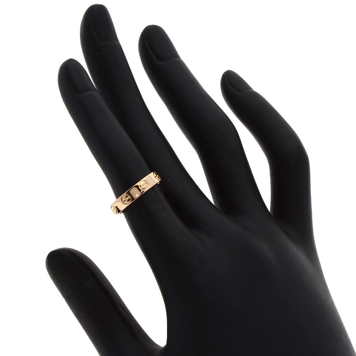 CARTIER Ring mini love ring #46 K18 Pink Gold Ladies