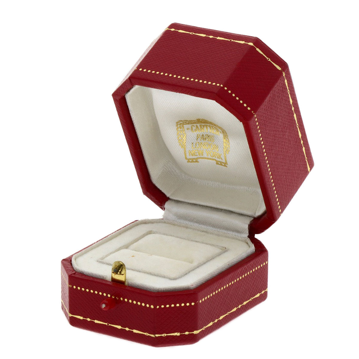 CARTIER Ring Date with Diamond #48 K18 White Gold Ladies